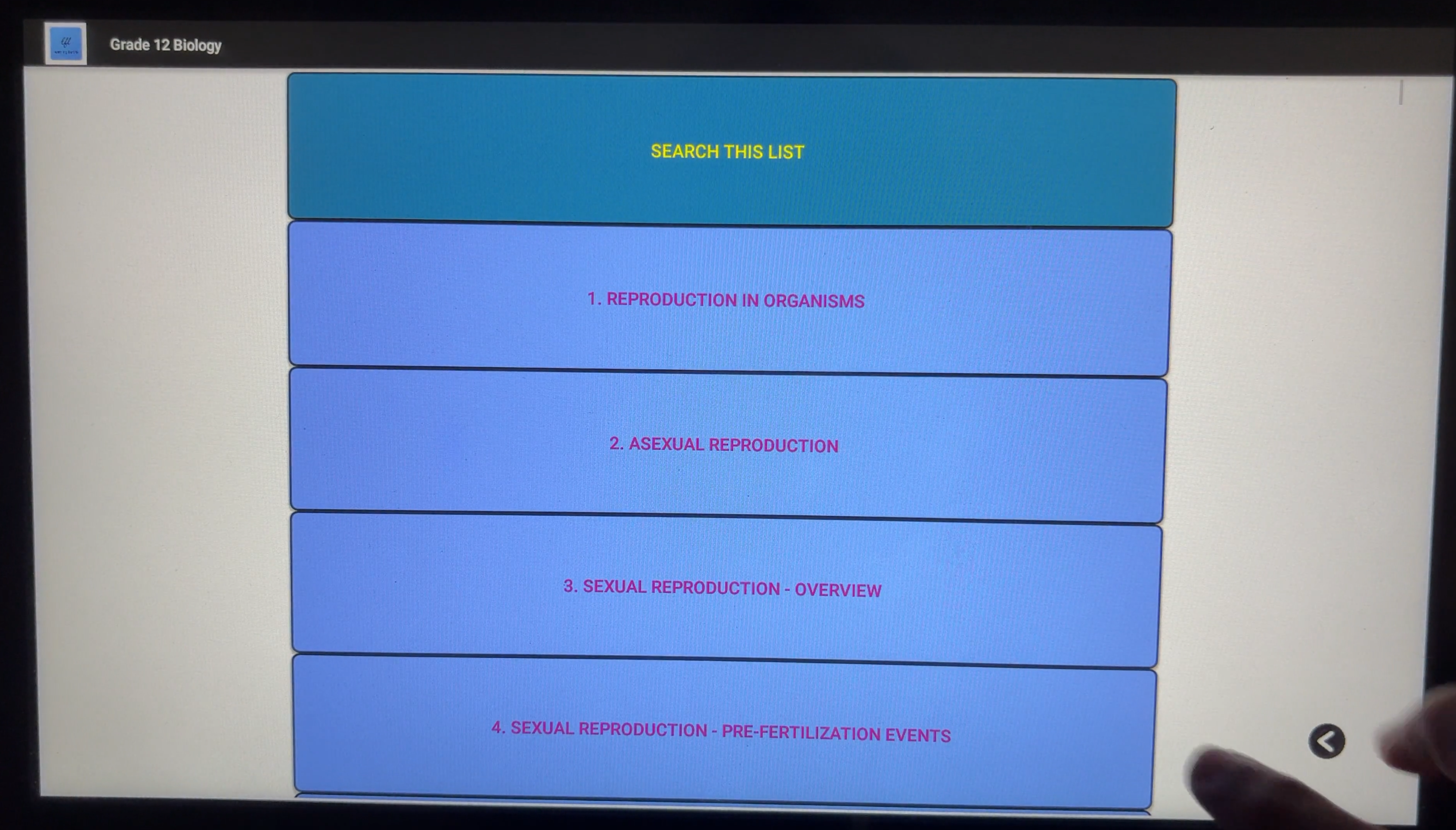 Biology Demo